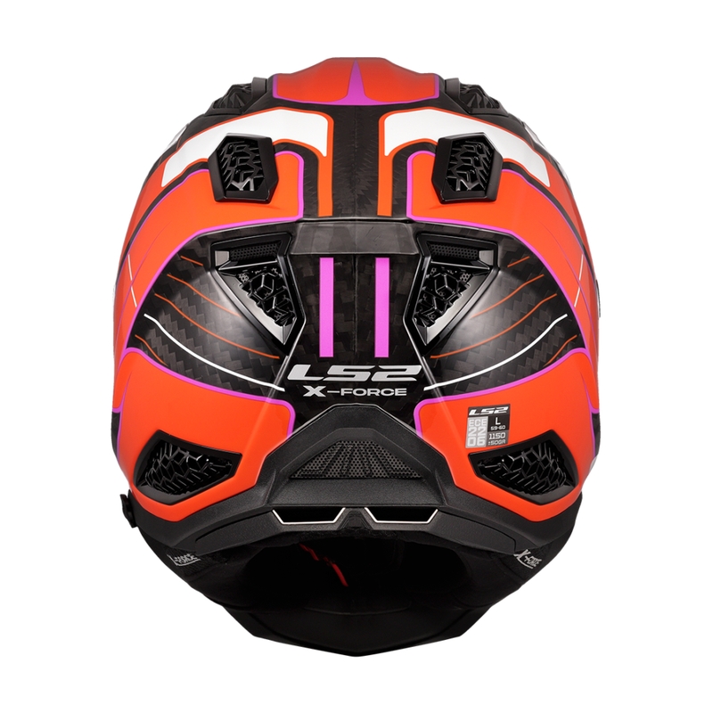 Motocross kypärä LS2 MX703 X-Force Galuo oranssi