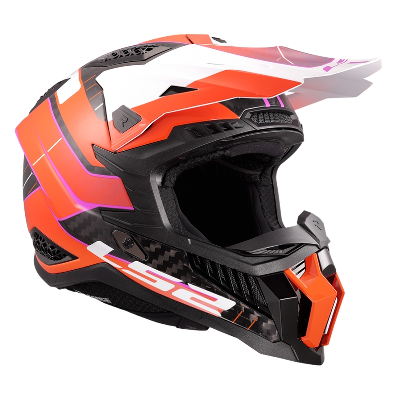 Motocross kypärä LS2 MX703 X-Force Galuo oranssi