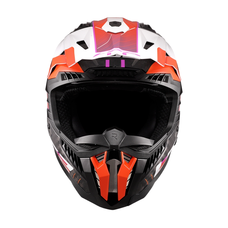 Motocross kypärä LS2 MX703 X-Force Galuo oranssi
