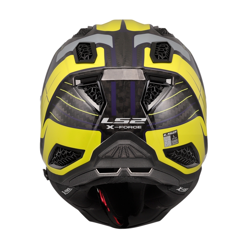 Motocross kypärä LS2 MX703 X-Force Galuo harmaa-fluo keltainen