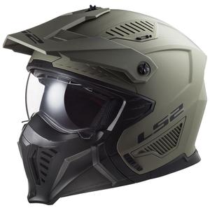 Moottoripyöräilykypärä LS2 OF606 Drifter Solid matta hiekkainen