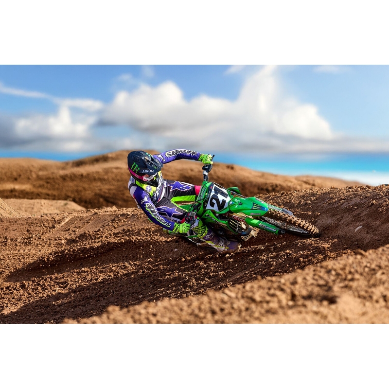Alpinestars Supertech rajoitettu painos Dirt Studios valkoinen-violetti-pinkki-fluokeltaiset motocross-housut