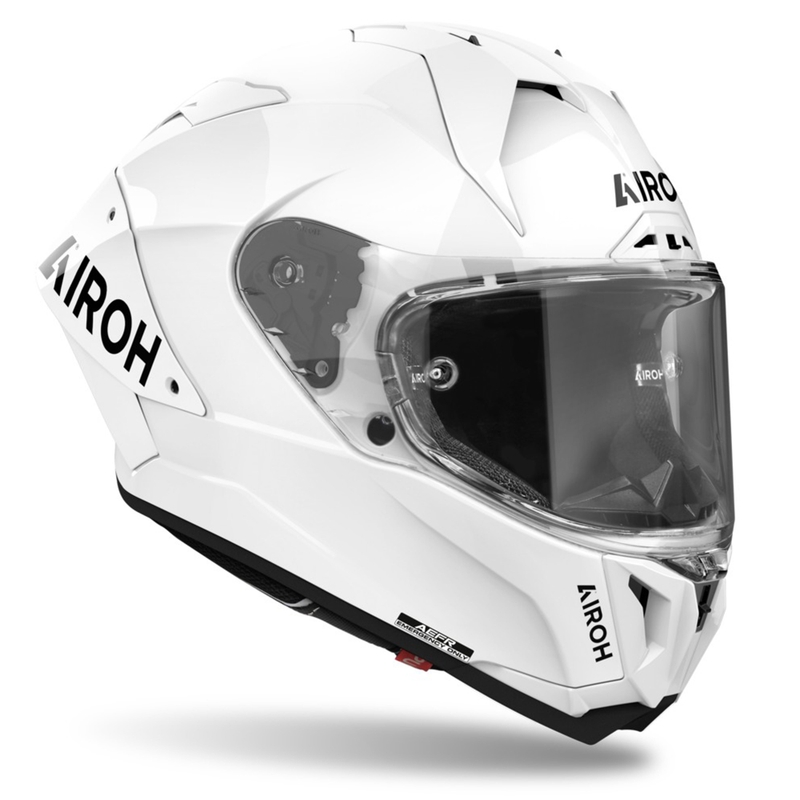 Integroitu moottoripyöräilykypärä Airoh GP800 FIM Carbon valkoinen