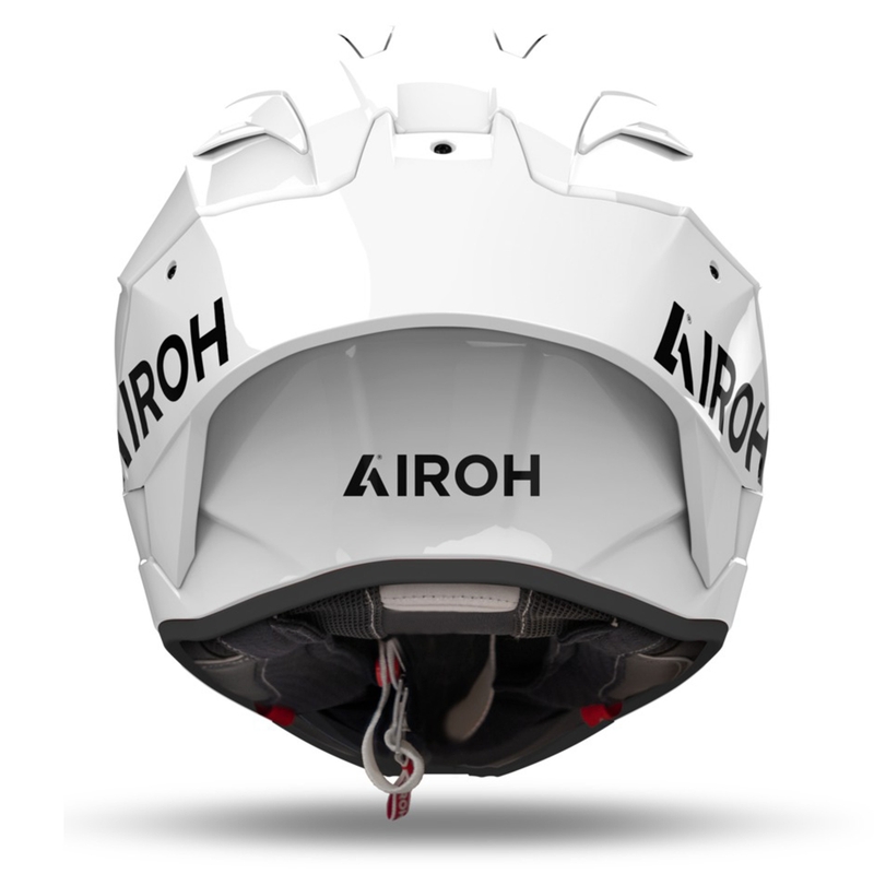 Integroitu moottoripyöräilykypärä Airoh GP800 FIM Carbon valkoinen