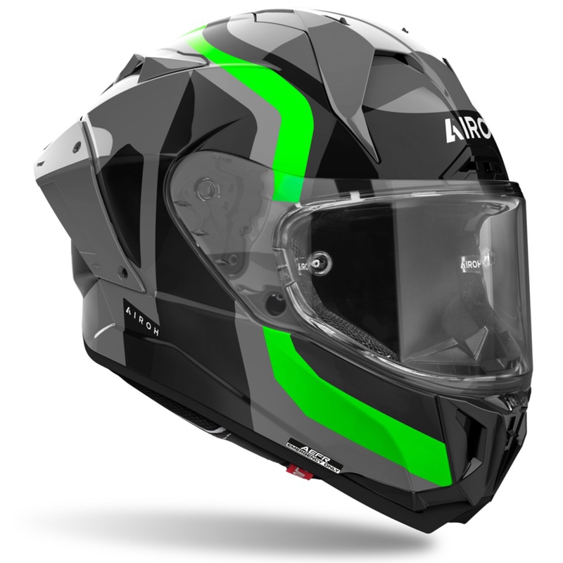 Airoh GP800 Competition fluo-vihreä integroitu moottoripyöräilykypärä