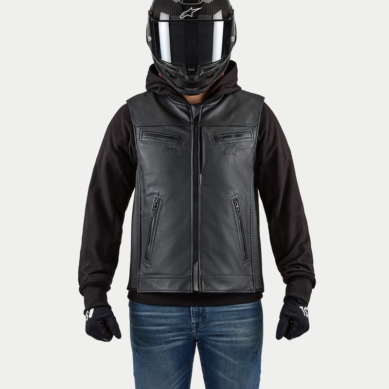 Turvatyynyliivi Alpinestars TECH-AIR®3 V2 LEATHER system musta