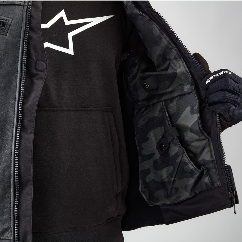 Turvatyynyliivi Alpinestars TECH-AIR®3 V2 LEATHER system musta