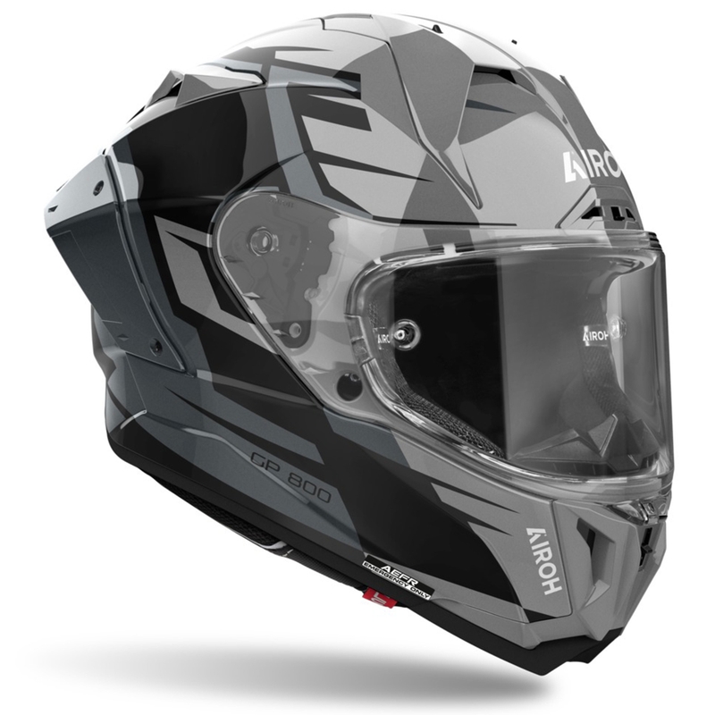 Integroitu moottoripyöräilykypärä Airoh GP800 Master metallic