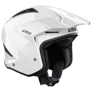 Trial Moottoripyöräilykypärä Airoh TRR 2 Väri Valkoinen