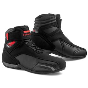 Stylmartin Vector musta-punainen moottoripyöräsaappaat