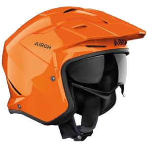 Trial kypärä moottoripyörälle Airoh Kombakt Väri oranssi