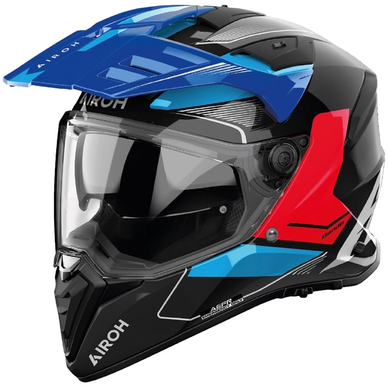 Enduro kypärä moottoripyöräilyyn Airoh Bandit Tune sini-punainen