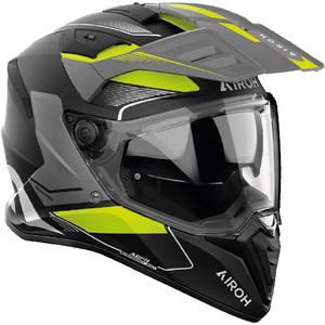 Enduro moottoripyöräilykypärä Airoh Bandit Tune mattakeltainen