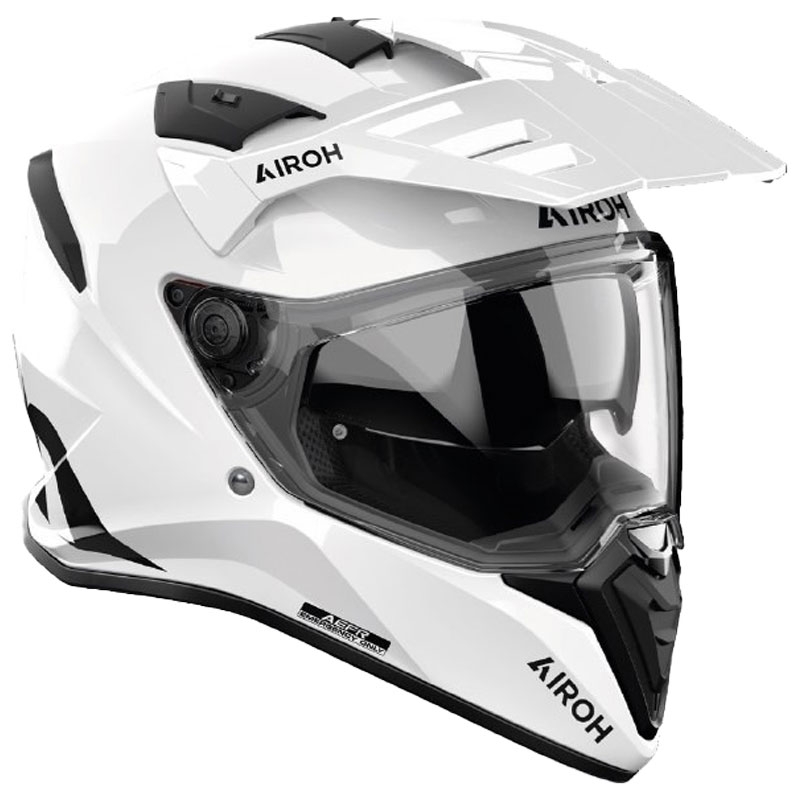 Enduro moottoripyöräilykypärä Airoh Bandit väri valkoinen