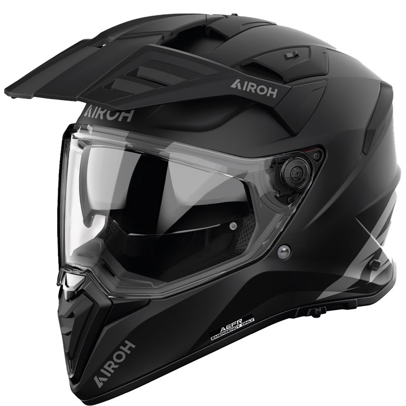 Enduro Moottoripyöräilykypärä Airoh Bandit Väri Matta Musta