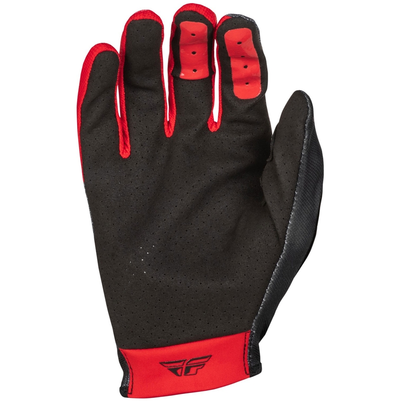 FLY Racing Lite crossihanskat musta-punainen