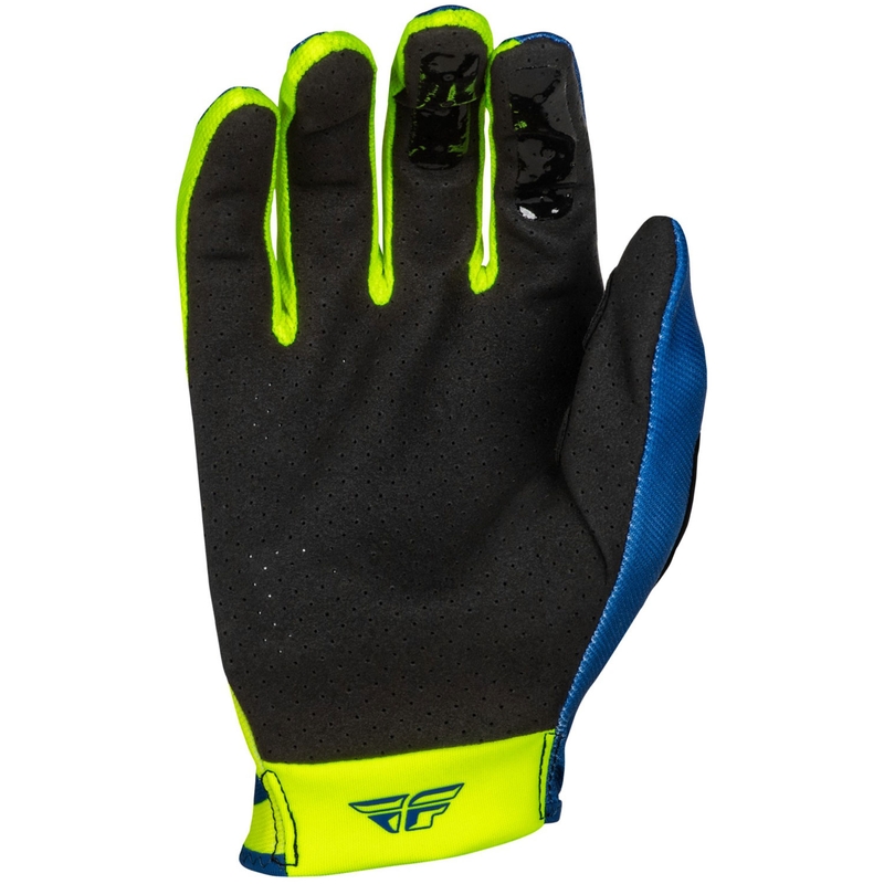 Motocross hanskat FLY Racing Lite sini-fluokokeltainen