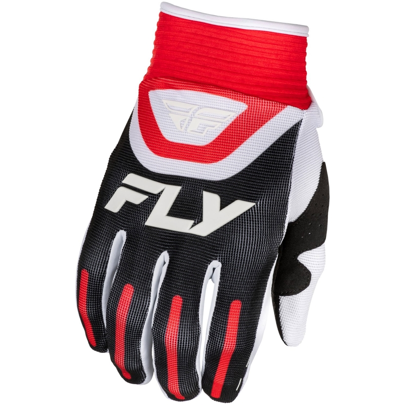 FLY Racing F-16 motocrossihanskat musta-puna-valkoinen