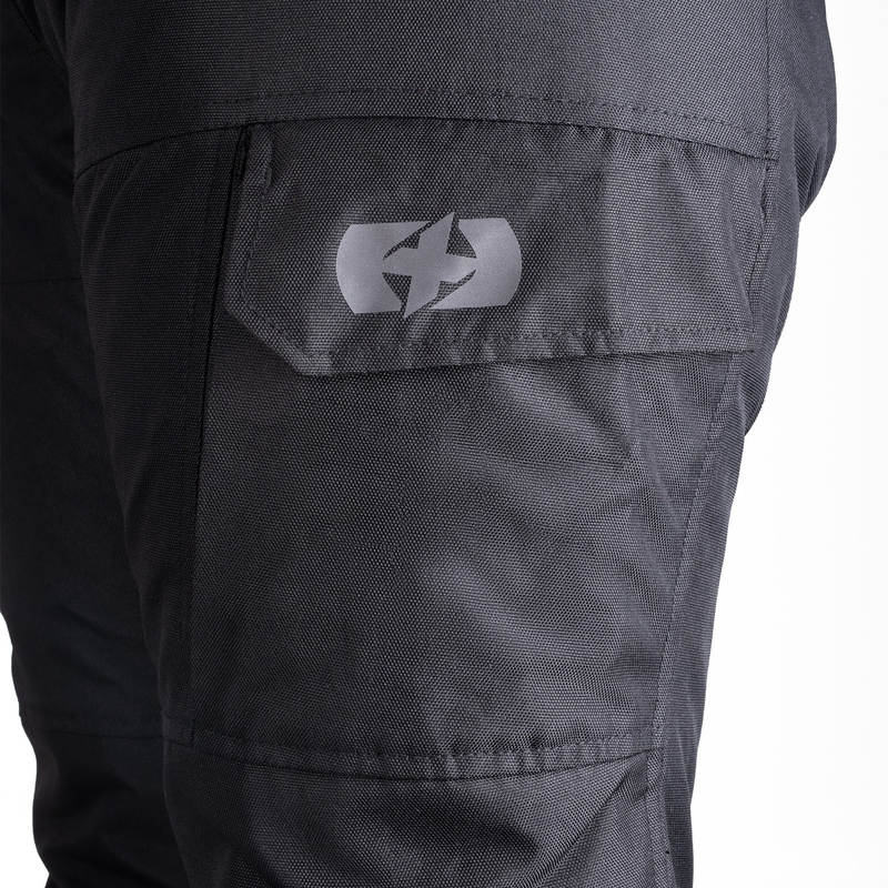 Naisten Oxford Spartan WP Musta moottoripyöräilyhousut