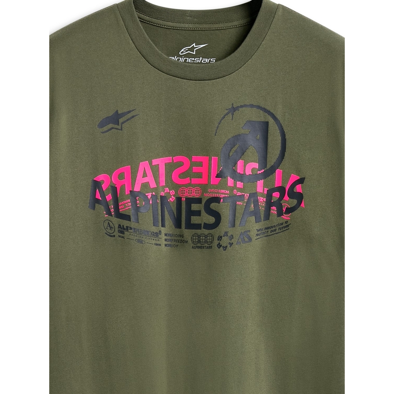 T-paita Alpinestars Semicircle CSF vihreä