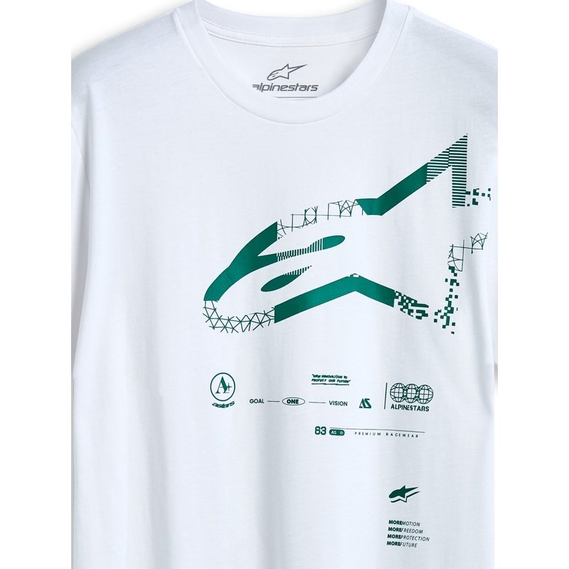 T-paita Alpinestars Geografica CSF valkoinen
