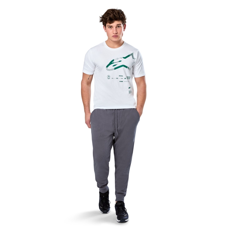 T-paita Alpinestars Geografica CSF valkoinen