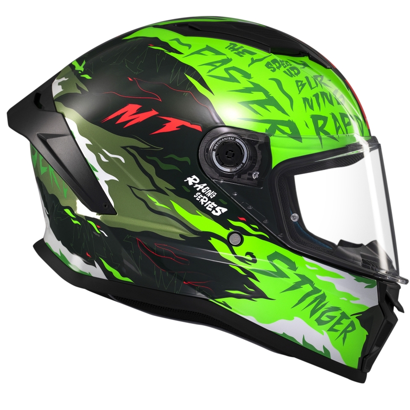 MT Stinger 2 Ardent integroitu moottoripyöräilykypärä vihreä