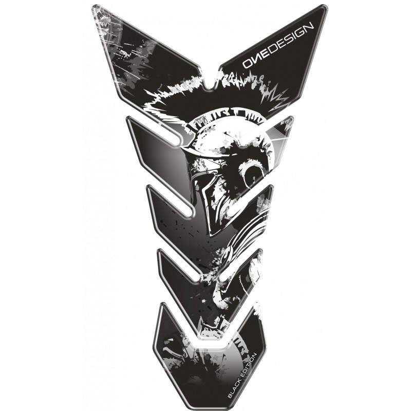Polttoainesäiliön kansi Print Black edition - Gladiator