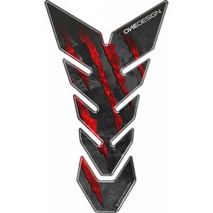 Polttoainesäiliön kansi Print Black edition - Lava