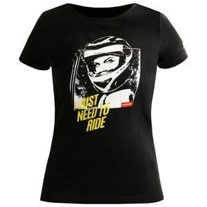 Naisten MotoZem Girl T-paita musta