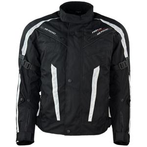 Moottoripyörätakki Roleff Kodra RO546 musta ja valkoinen