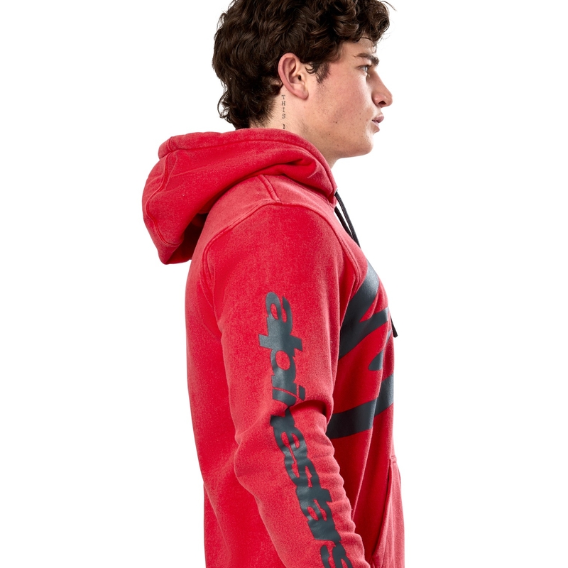 Mikina Alpinestars Unbound Hoodie červená