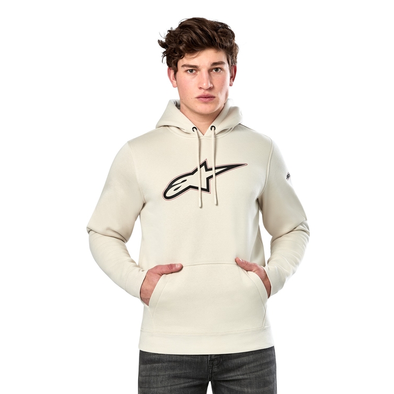 Mikina Alpinestars Insignia Hoodie bílá offwhite