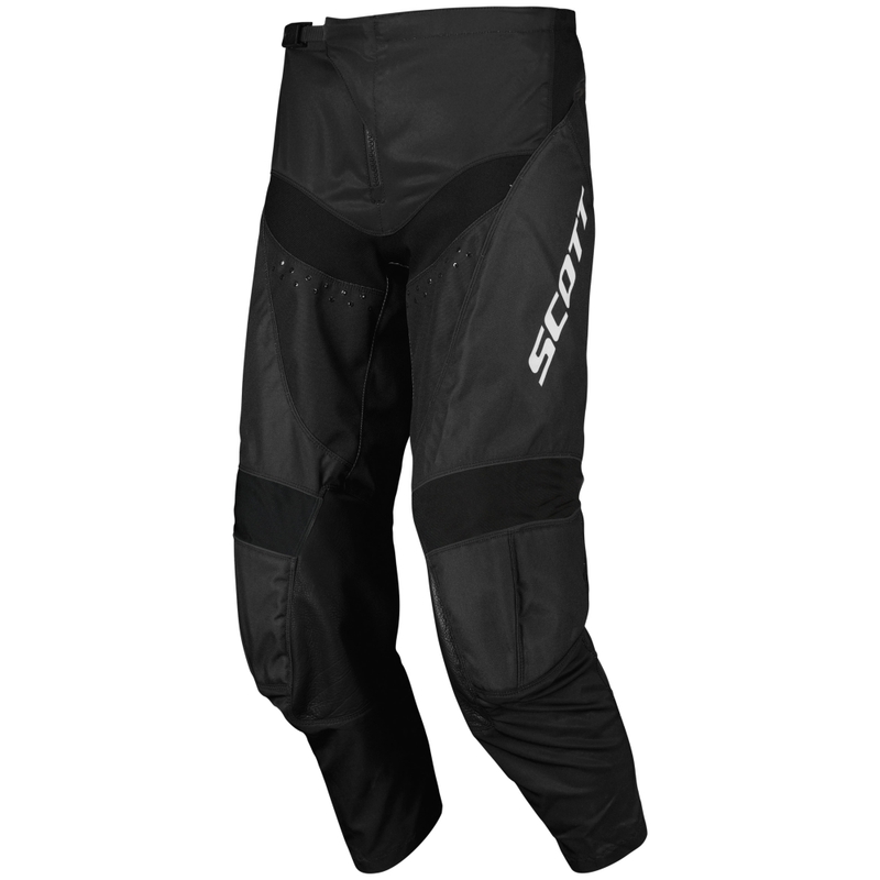 Lasten motocross housut SCOTT EVO Track Swap musta ja valkoinen