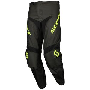 SCOTT Compete motocross-housut musta-fluokokeltainen