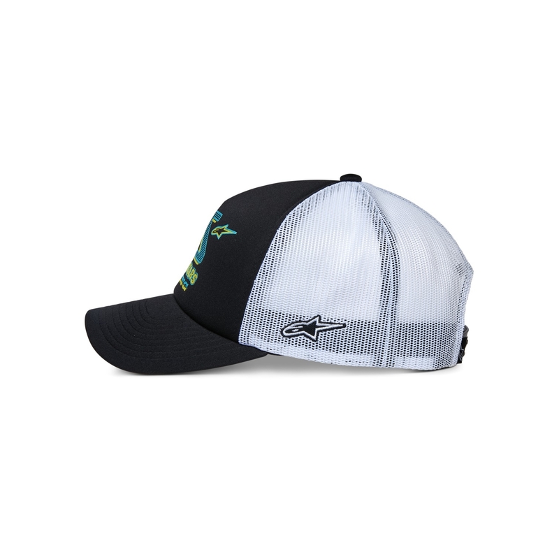 Alpinestars Ayess Trucker lippis musta ja valkoinen