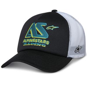 Alpinestars Ayess Trucker lippis musta ja valkoinen