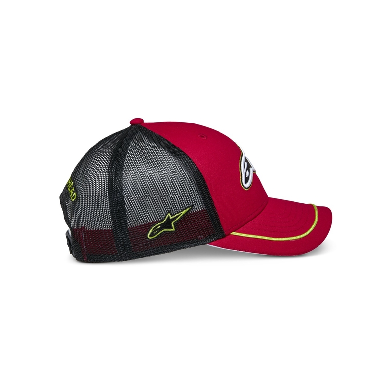 Alpinestars Exceed Trucker lippis punainen ja musta