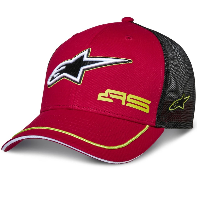 Alpinestars Exceed Trucker lippis punainen ja musta