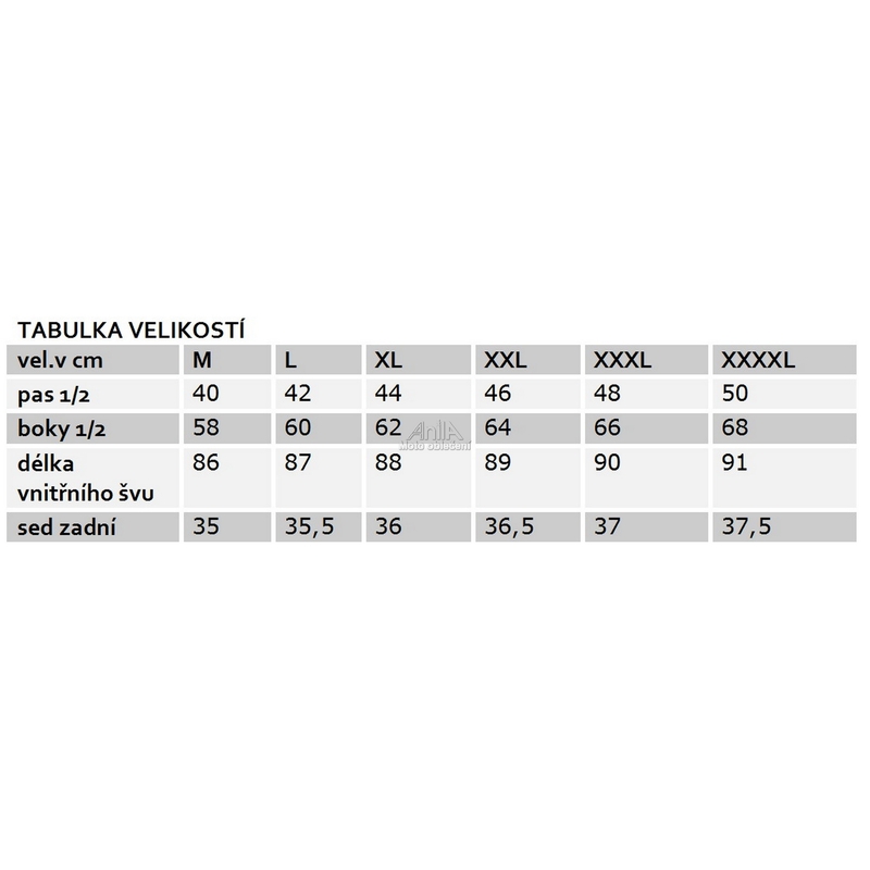 Textilní moto kalhoty ForBikers CHROM 11