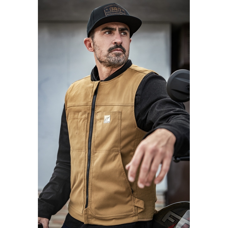 Alpinestars Tech-Air®3 V2 Canvas järjestelmän turvatyynyliivi musta