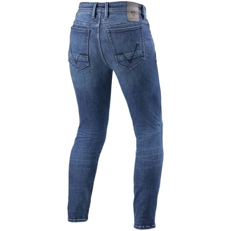 Revit Piston 3 Skinny Cropped moottoripyöräfarkut Siniset