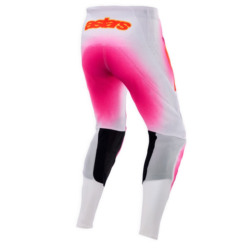 Alpinestars Supertech rajoitettu painos MIG fluo vaaleanpunainen-valko-oranssi motocross housut