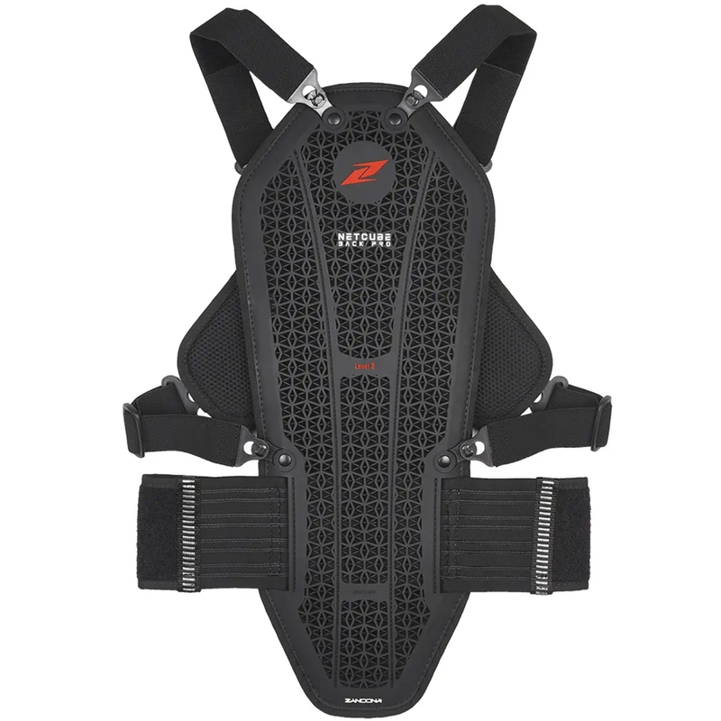 Selkärangan ja rintakehän suoja Zandona Netcube Armour X8 musta 178 - 187 cm