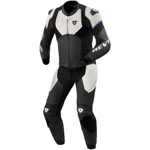 Revit Beta 2 Musta-valonharmaa nahkainen moottoripyöräilyhaalari