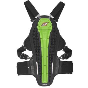 Selkä- ja rintasuoja Zandona Hybrid Armour X8 vihreä 178 - 187 cm