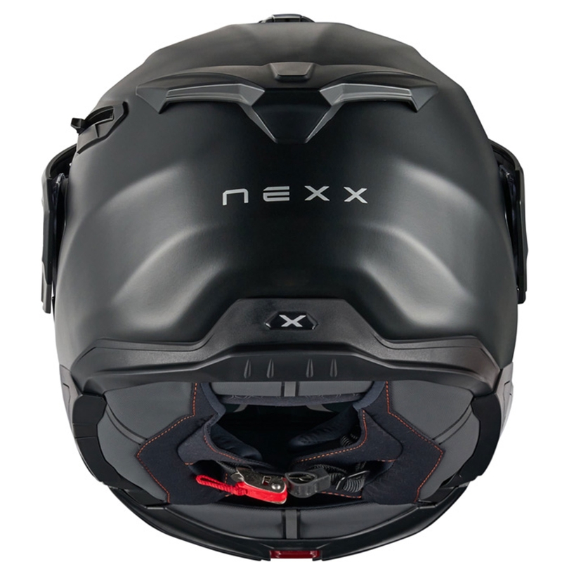 Flip-up moottoripyöräilykypärä Nexx X.Lifecountry Plain mattamusta