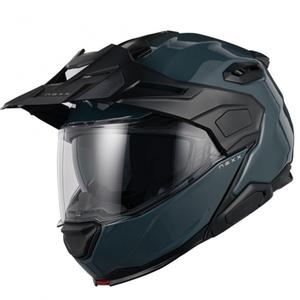 Nexx X.Lifecountry Plain sininen flip-up moottoripyöräilykypärä