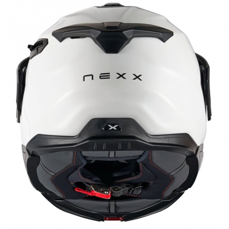 Nexx X.Lifecountry Plain valkoinen flip-up moottoripyöräilykypärä alennusmyynti