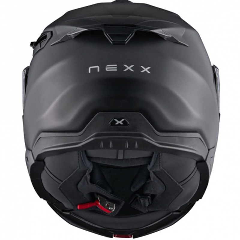 Nexx X.Lifetour Plain mattamusta flip-up moottoripyöräilykypärä alennusmyynti